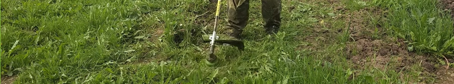 Křovinořez v akci